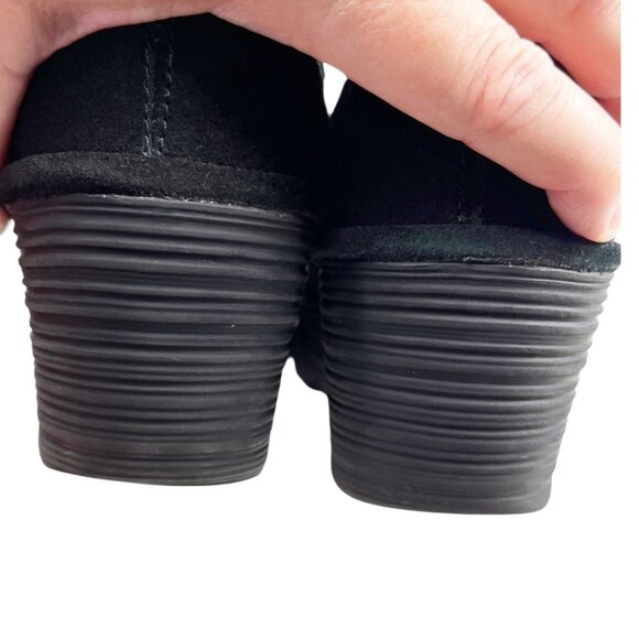 FLY London Yada Black Suede Mid-Calf Boot Size Euro 42 FLAW - Picture 7 of 15